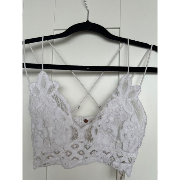 FP One Adella Bralette, White, Size XS, Like New - Picture 1 of 5